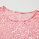 Blossom Floral Lace Sheer Long Sleeve Top