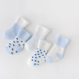 5Pair/lot New boy and girl  baby socks thick newborn autumn and winter warm foot sock