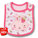 [Littles&Bloomz] Baby Girl Boy Feeding Bibs Waterproof Apron Cartoon Towel Kids Toddler Dinner baberos Bandanas Burp Cloths