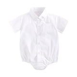 Sanlutoz Cotton Baby Boys Bodysuits Fashion Newborn Clothes for Baby Boy Short Sleeve Summer Baby Clothing Plaid