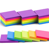 6 Pcs Fluorescent color 3*3inch Sticky Note Note Pads Stickers Planner Sticker Notepad Memo pad School Office Supplies