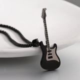 VQYSKO Personalized Electric Guitar Charm Necklace Music Jewelry  Player Gifts Lover & Teacher Best Friend