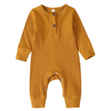 Autumn Newborn Infant Baby Boys Girls Romper Playsuit Overalls Cotton Long Sleeve Baby Jumpsuit Newborn Clothes