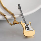 VQYSKO Personalized Electric Guitar Charm Necklace Music Jewelry  Player Gifts Lover & Teacher Best Friend