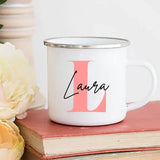 Personalized Mug Initial with Name Coffee Cup Bachelorette Party Best Man Bridesmaid Cups Wedding Birthday Gift for Men Women