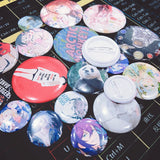 32/44/58mm Diy Round Badges,Personalized Handmade Brooches,custom Photo Handwriting Text or Graphic Pins Gift Accessory