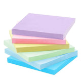 6 Pcs Fluorescent color 3*3inch Sticky Note Note Pads Stickers Planner Sticker Notepad Memo pad School Office Supplies