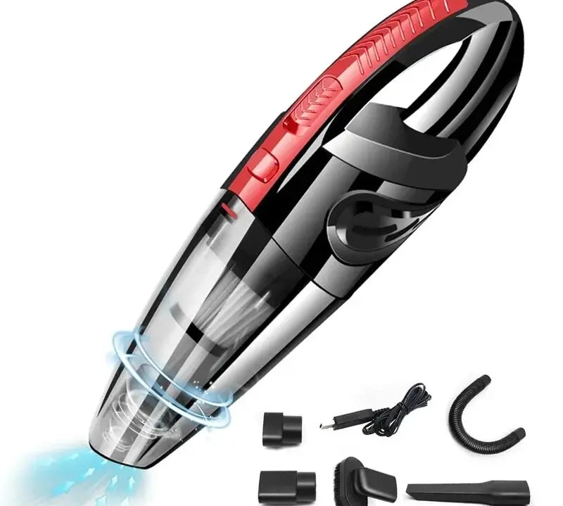 Portable Car Wireless Vacuum Cleaner Powerful Suction Rechargeable Handheld Vacuum Cleaner Quick Charge for Car Home Pet Hair