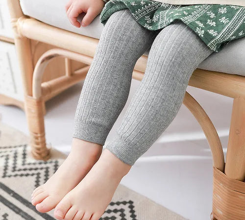 Spring Autumn Baby Pants Newborn Girls Leggings Soild Color Cotton Ribbed Pants Kids Children Leggings 0-6 Years for Girls Boys