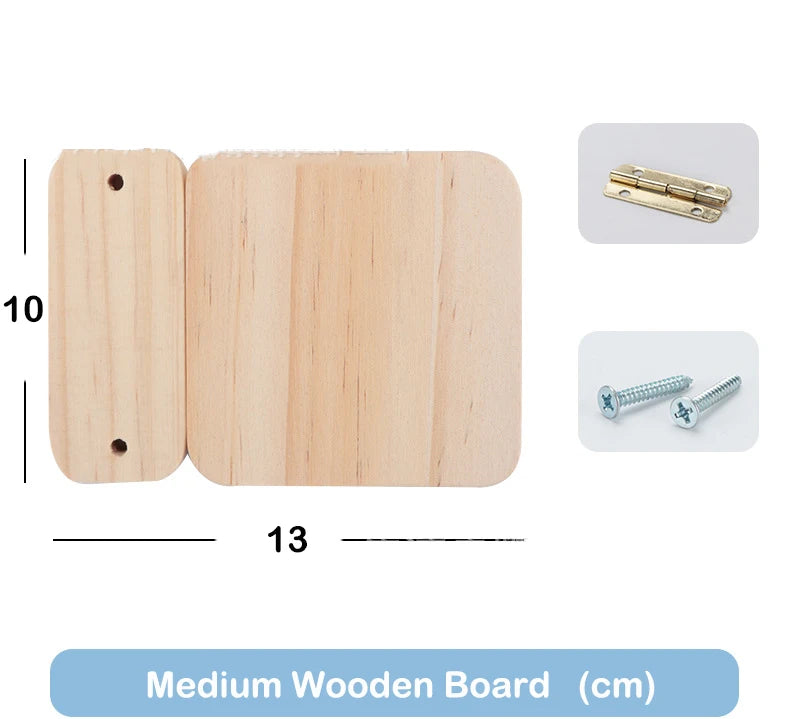 Busy Board Accessories DIY Toy Part Wooden Toys Metal Locks Leather Buckle Montessori Educational Games Intellectual Development