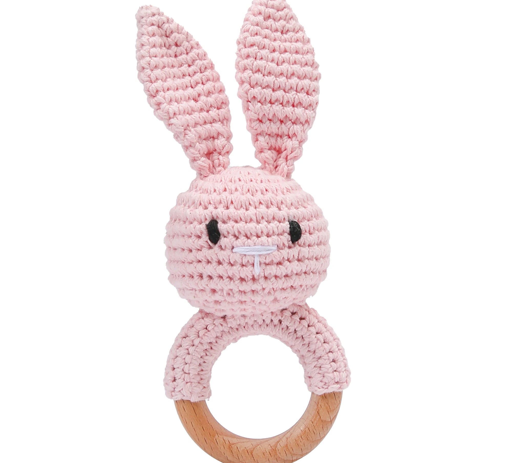 Baby Toys Crochet Animal Rattle Cartoon Music Rattle Toys for Baby Kawaii Teether Rattle Baby Toy 0 12 Months Montessori Toys