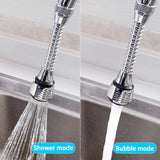 Kitchen Gadgets 2 Modes 360 Rotatable Bubbler High Pressure Faucet Extender Water Saving Bathroom Kitchen Accessories Supplies