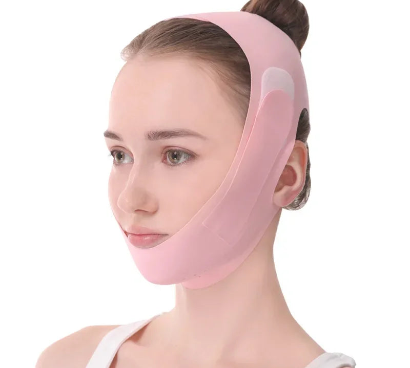 Reusable Face Slimming Bandage V Line Face Shaper Women Chin Cheek Lift Up Belt Facial Massage Strap Face Skin Care Beauty Tools