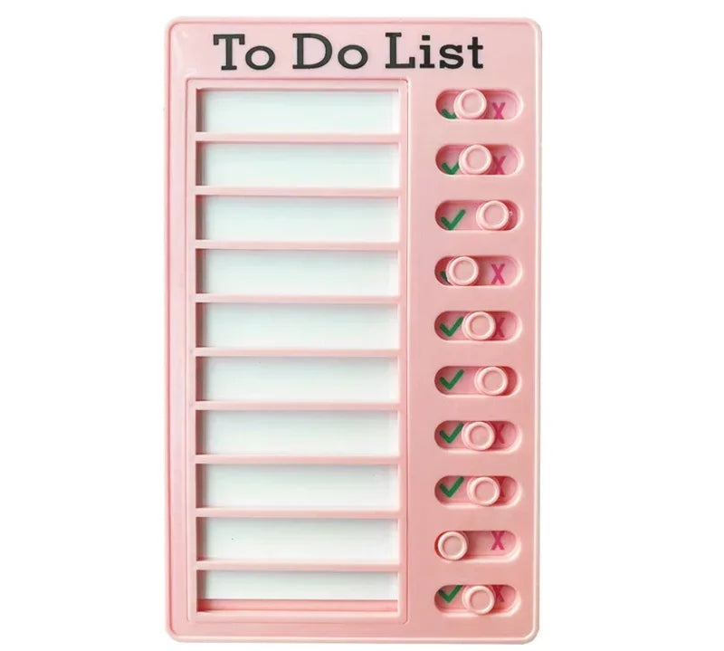 Creative Self Discipline Check List Daily Planner To Do List Memo Board Detachable Task Planning Board Home Office Supplies