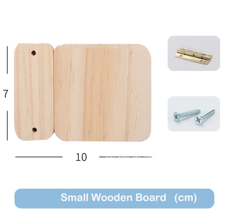 Busy Board Accessories DIY Toy Part Wooden Toys Metal Locks Leather Buckle Montessori Educational Games Intellectual Development