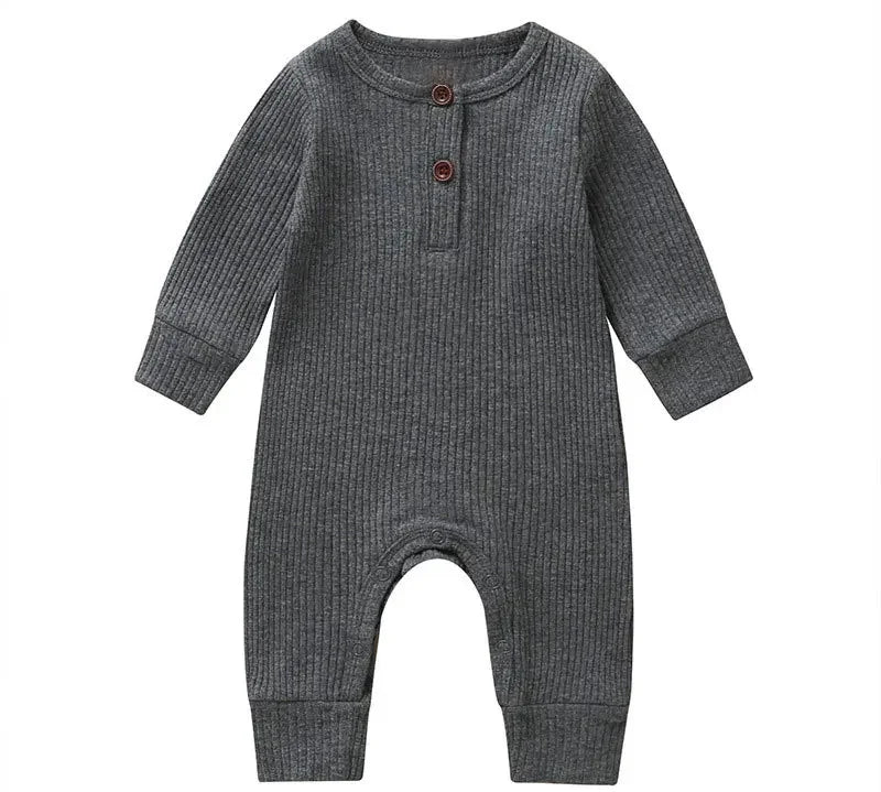 Autumn Newborn Infant Baby Boys Girls Romper Playsuit Overalls Cotton Long Sleeve Baby Jumpsuit Newborn Clothes