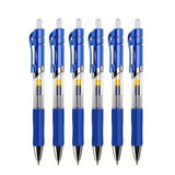 6/13pcs Retractable Gel Pens Set Black/Red/Blue Ink Ballpoint for Writing Refill Office Accessories School Supplies Stationery