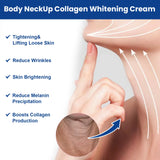 Face Lift Firming Whitening Smoothing Care Lotion Hydrolyzed Collagen Neck Cream Moisturizing Neck Rejuvenation Cream