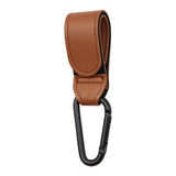 1/2pcs PU Leather Baby Bag Stroller Hook Pram Rotate 360 Degree Rotatable Cart Organizer Pram Hook Stroller Accessories