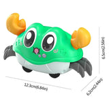 Crawling Crab Tummy Time Baby Sensory Toys Infant Learning Crawl Toddler Development Babies Interactive Walking Birthday Gift