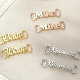 Custom Shoes Buckle for Men Women Stainless Steel Personalized Name Logo Nameplate Sports Shoes Buckle Best Friend Birthday Gift