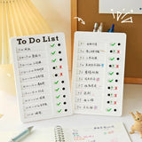 Creative Self Discipline Check List Daily Planner To Do List Memo Board Detachable Task Planning Board Home Office Supplies