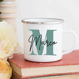 Personalized Mug Initial with Name Coffee Cup Bachelorette Party Best Man Bridesmaid Cups Wedding Birthday Gift for Men Women