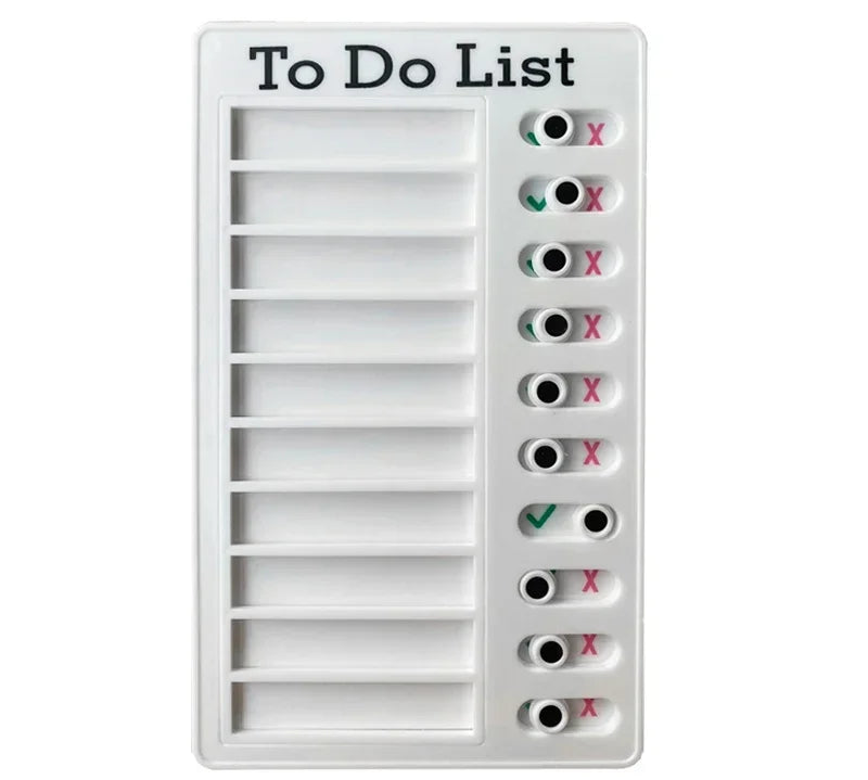 Creative Self Discipline Check List Daily Planner To Do List Memo Board Detachable Task Planning Board Home Office Supplies