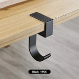 5 Shaped Table Edge Hook Student Desk Side Hanging Bag Removable Office Handbag Holders Table Hooks Office Desk Organizer