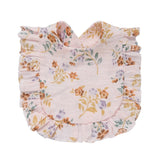 Newborn Bibs Infant Burp Cloths Baby Stuff Feeding Drool Bandana Saliva Towel Toddler Ruffle Floral Bib Baby Accessories