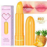 Crystal Jelly Fruit Lip Balm Lasting Moisturizing Hydrating Anti-drying Lipsticks Reducing Lip Lines Natural Lips Care Cosmetics