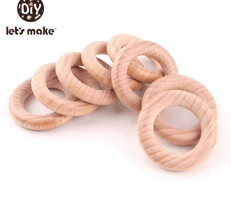 Baby Wood Ring Soft Silicone Teether Toys Kids Bitable BPA Free Teether Desktop Adsorbable Surround Montessori Puzzle Toys Gifts