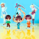 Custom Figure Standee Clear Acrylic Stand Cartoon Charm Game Anime Design Personalized Desk Decorate Model Keychain Gift for Fan