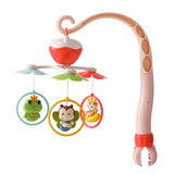 Baby Crib Mobile Wooden Bed Bell Rattle Toy Soft Felt Hot Air Balloon Wind Chime Pendant Newborn Comfort Bed Bell Toys Baby Gift