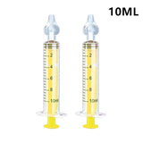 Needle Tube Baby Nasal Aspirator Syringe Baby Nose Cleaner Rhinitis Nasal Washer Irrigator Baby Nose Washing for Children 2PCS