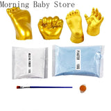 DIY Hand Foot Print Mold for Baby Souvenir Baby Plaster Mold Hand Foot Casting Kit Couples Wedding Accessories Home Decor Gifts