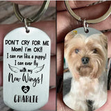 Personalized Pet Photo Necklace Engraved Pets Pendant Gifts Handmade Custom Dog Cat Keychain Memory Jewelry Picture Pendants