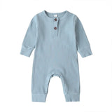 Autumn Newborn Infant Baby Boys Girls Romper Playsuit Overalls Cotton Long Sleeve Baby Jumpsuit Newborn Clothes