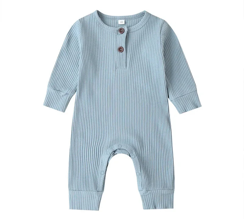 Autumn Newborn Infant Baby Boys Girls Romper Playsuit Overalls Cotton Long Sleeve Baby Jumpsuit Newborn Clothes