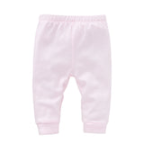 100% Cotton Baby Pants Blank Colors Kids Trousers Plain Newborn Clothing Muslin Clothes