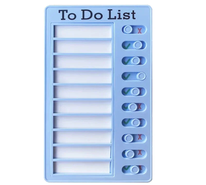 Creative Self Discipline Check List Daily Planner To Do List Memo Board Detachable Task Planning Board Home Office Supplies