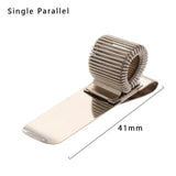 1PC Single/Double/Triple Hole Metal Spring Pen Holder With Pocket Clip Portable Doctors Nurse Uniform Pen Holder Office Supplies