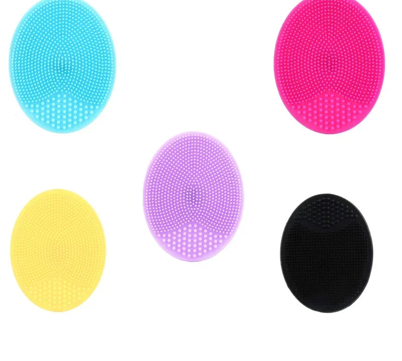 Silicone Face Cleansing Brush Facial Deep Pore Skin Care Scrub Cleanser Tool New Mini Beauty Soft Deep Cleaning Exfoliator