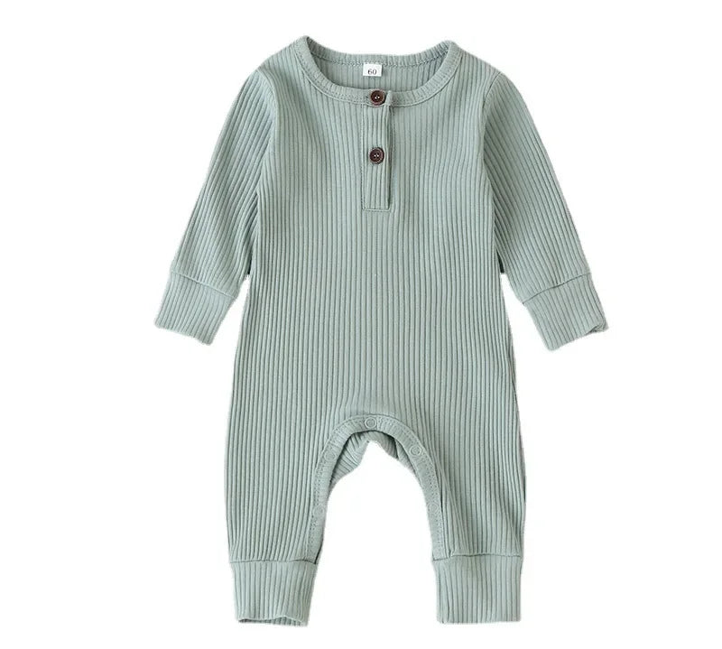 Autumn Newborn Infant Baby Boys Girls Romper Playsuit Overalls Cotton Long Sleeve Baby Jumpsuit Newborn Clothes