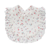 Newborn Bibs Infant Burp Cloths Baby Stuff Feeding Drool Bandana Saliva Towel Toddler Ruffle Floral Bib Baby Accessories