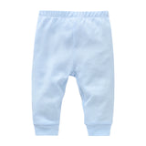 100% Cotton Baby Pants Blank Colors Kids Trousers Plain Newborn Clothing Muslin Clothes