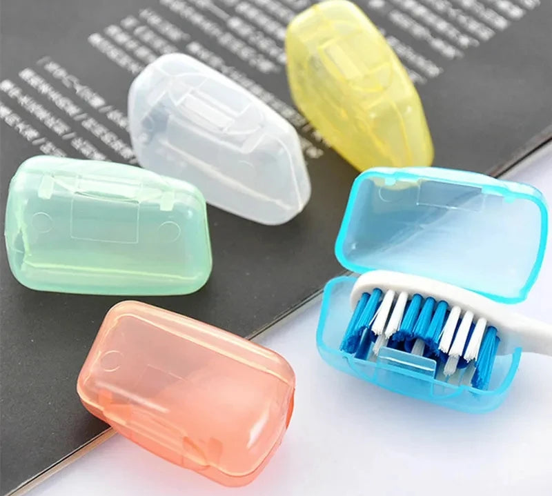 5Pcs/set Portable Toothbrush Head Cover Caps Tooth Brush Protector Case Holder Outdoor Travel Hike Camping Bathroom Accessories