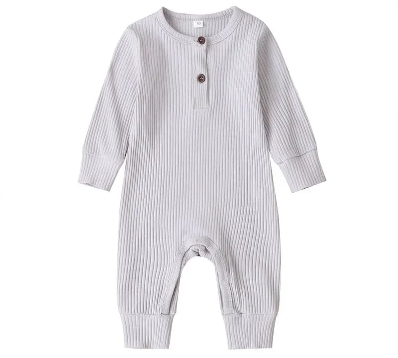 Autumn Newborn Infant Baby Boys Girls Romper Playsuit Overalls Cotton Long Sleeve Baby Jumpsuit Newborn Clothes