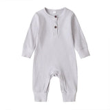 Autumn Newborn Infant Baby Boys Girls Romper Playsuit Overalls Cotton Long Sleeve Baby Jumpsuit Newborn Clothes